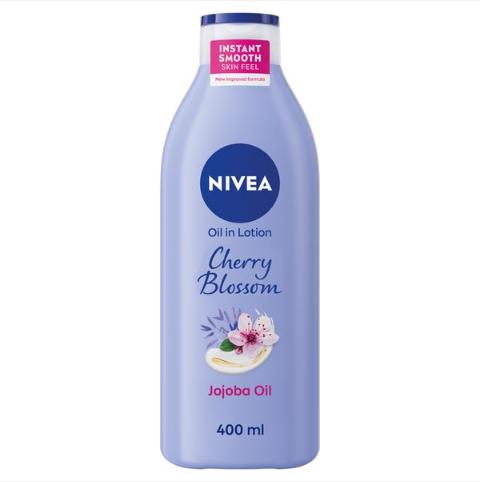 NIVEA Cherry Blossom & Jojoba Oil in Body Lotion, 400ml
