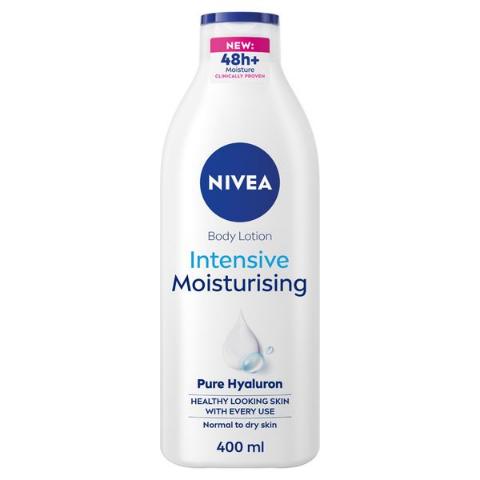 NIVEA Intensive Moisturising Body Lotion with Deep Moisture Serum, 400ml