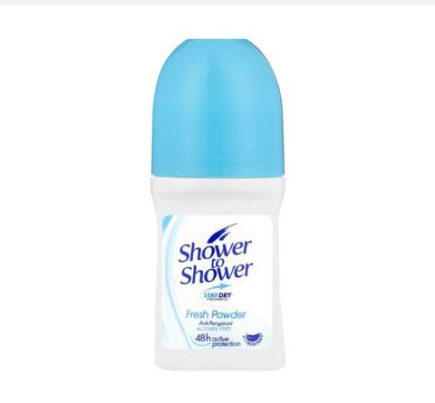 Shower to Shower Roll-on 50ml Fresh Powder